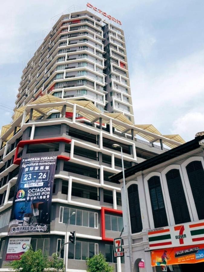 Ipoh City Modern Homestay Octagon 5-7 Pax Apartment Suite Free Parking By City Home Empire Exteriér fotografie